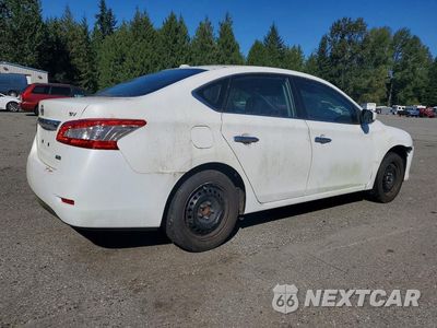 Trzecie zdjęcie samochodu z tyłu: 2014 NISSAN SENTRA S VIN:3N1AB7AP0EY243004 - miniatura