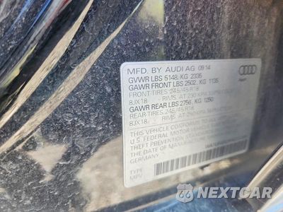 Zdjęcie 12 z 12 samochodu: 2015 AUDI A4 ALLROAD PREMIUM PLUS VIN:WA1UFAFL0FA039269 - miniatura