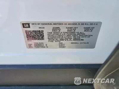 Zdjęcie 14 z 14 samochodu: 2018 GMC TERRAIN SLE VIN:3GKALMEV1JL400536 - miniatura