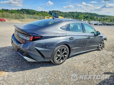 Trzecie zdjęcie samochodu z tyłu: 2024 HYUNDAI SONATA SEL VIN:KMHL64JA6RA408046 - miniatura