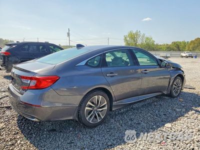 Trzecie zdjęcie samochodu z tyłu: 2018 HONDA ACCORD TOURING HYBRID VIN:1HGCV3F98JA003683 - miniatura