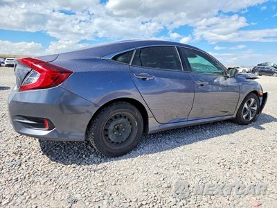 Trzecie zdjęcie samochodu z tyłu: 2019 HONDA CIVIC LX VIN:19XFC2F67KE042376 - miniatura