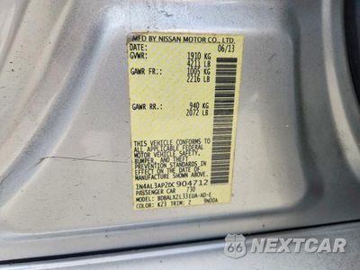Zdjęcie 12 z 12 samochodu: 2013 NISSAN ALTIMA 2.5 SL VIN:1N4AL3AP2DC904712 - miniatura