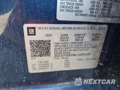 Zdjęcie 12 z 12 samochodu: 2020 CHEVROLET SILVERADO K1500 LTZ VIN:3GCUYGED6LG291439 - miniatura