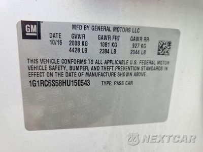 Zdjęcie 12 z 12 samochodu: 2017 CHEVROLET VOLT LT VIN:1G1RC6S58HU150543 - miniatura
