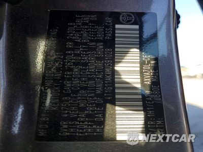 Zdjęcie 12 z 12 samochodu: 2021 TOYOTA CAMRY SE VIN:4T1G11AKXMU591028 - miniatura