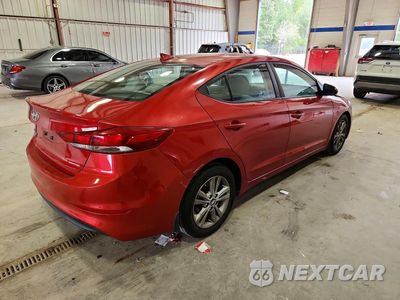 Trzecie zdjęcie samochodu z tyłu: 2018 HYUNDAI ELANTRA SEL VIN:5NPD84LF7JH221097 - miniatura