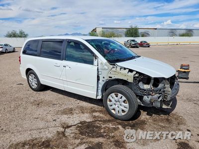 Czwarte zdjęcie samochodu z boku: 2016 DODGE GRAND CARAVAN SE VIN:2C4RDGBG8GR106095 - miniatura