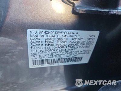 Zdjęcie 13 z 13 samochodu: 2024 ACURA MDX VIN:5J8YE1H01RL033939 - miniatura