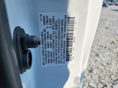 Zdjęcie 12 z 12 samochodu: 2017 HONDA CIVIC LX VIN:2HGFC4B04HH302406 - miniatura