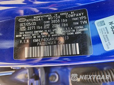Zdjęcie 13 z 13 samochodu: 2024 HYUNDAI ELANTRA LIMITED VIN:KMHLP4DG4RU682213 - miniatura