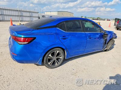 Trzecie zdjęcie samochodu z tyłu: 2021 NISSAN SENTRA SV VIN:3N1AB8CV0MY251863 - miniatura