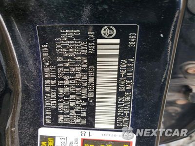 Zdjęcie 12 z 12 samochodu: 2013 TOYOTA AVALON XLE TOURING VIN:4T1BK1EB2DU019730 - miniatura