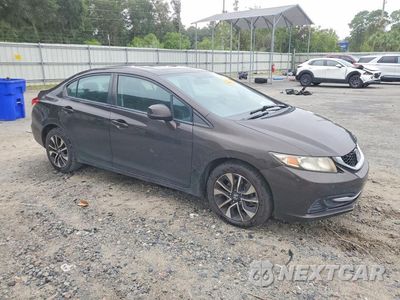 Czwarte zdjęcie samochodu z boku: 2013 HONDA CIVIC EX VIN:19XFB2F80DE067563 - miniatura