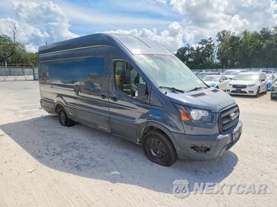 Czwarte zdjęcie samochodu z boku: 2020 FORD TRANSIT T-250 EL HIGH ROOF DELIVERY VAN VIN:1FTBR3X82LKA86559 - miniatura