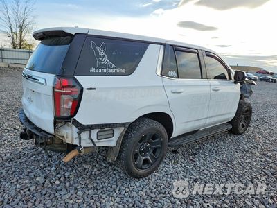 Trzecie zdjęcie samochodu z tyłu: 2021 CHEVROLET TAHOE K1500 VIN:1GNSKLED3MR358606 - miniatura