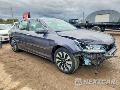 Czwarte zdjęcie samochodu z boku: 2014 HONDA ACCORD TOURING HYBRID VIN:1HGCR6F75EA001030 - miniatura
