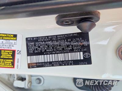Zdjęcie 12 z 12 samochodu: 2021 TOYOTA CAMRY SE NIGHTSHADE VIN:4T1G11AK5MU453655 - miniatura