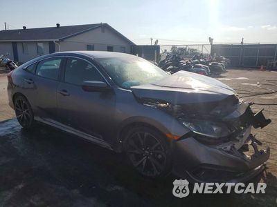 Czwarte zdjęcie samochodu z boku: 2019 HONDA CIVIC SPORT VIN:19XFC2F89KE046432 - miniatura