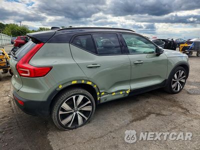 Trzecie zdjęcie samochodu z tyłu: 2021 VOLVO XC40 RECHARGE VIN:YV4ED3UR2M2559058 - miniatura