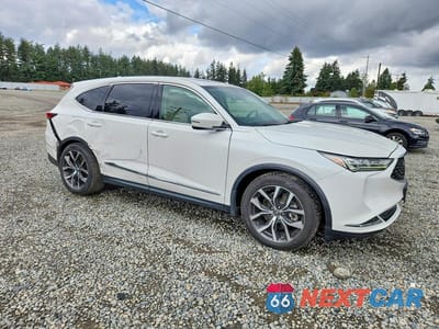 Czwarte zdjęcie samochodu z boku: 2022 ACURA MDX TECHNOLOGY VIN:5J8YE1H41NL010903 - miniatura