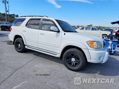 Czwarte zdjęcie samochodu z boku: 2003 TOYOTA SEQUOIA LIMITED VIN:5TDBT48A73S181877 - miniatura