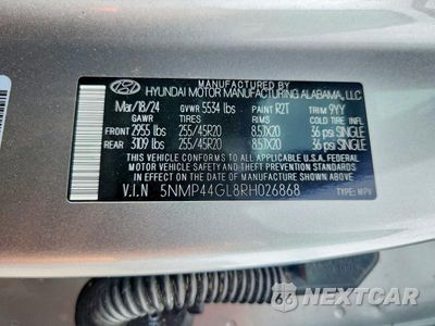 Zdjęcie 14 z 14 samochodu: 2024 HYUNDAI SANTA FE LIMITED VIN:5NMP44GL8RH026868 - miniatura