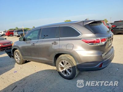 Drugie zdjęcie samochodu z przodu: 2015 TOYOTA HIGHLANDER XLE VIN:5TDKKRFH6FS047253 - miniatura