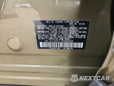 Zdjęcie 12 z 12 samochodu: 2024 SUBARU FORESTER PREMIUM VIN:JF2SKACC7RH497546 - miniatura