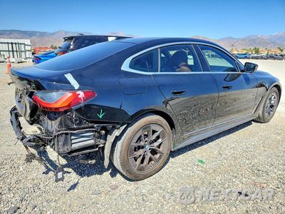 Trzecie zdjęcie samochodu z tyłu: 2022 BMW I4 EDRIVE 40 VIN:WBY73AW08NFM96610 - miniatura