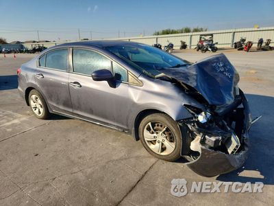 Czwarte zdjęcie samochodu z boku: 2015 HONDA CIVIC LX VIN:2HGFB2F58FH558851 - miniatura