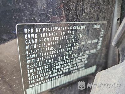 Zdjęcie 14 z 14 samochodu: 2017 VOLKSWAGEN TIGUAN S VIN:WVGBV7AXXHK012084 - miniatura