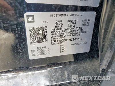 Zdjęcie 12 z 12 samochodu: 2022 CHEVROLET SILVERADO C1500 LT VIN:1GCPACEK1NZ640261 - miniatura