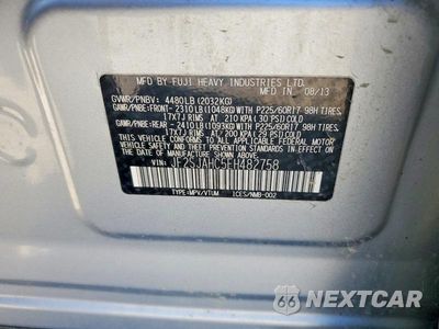 Zdjęcie 13 z 13 samochodu: 2014 SUBARU FORESTER 2.5I LIMITED VIN:JF2SJAHC5EH482758 - miniatura