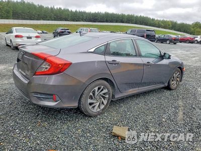 Trzecie zdjęcie samochodu z tyłu: 2017 HONDA CIVIC EX VIN:19XFC2F71HE012789 - miniatura