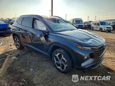 Czwarte zdjęcie samochodu z boku: 2023 HYUNDAI TUCSON LIMITED VIN:5NMJECAE1PH230688 - miniatura