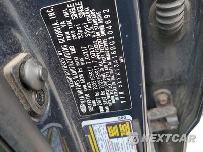 Zdjęcie 13 z 13 samochodu: 2011 KIA SORENTO LX VIN:5XYKT3A16BG104692 - miniatura
