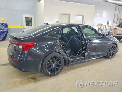 Trzecie zdjęcie samochodu z tyłu: 2022 HONDA CIVIC SPORT VIN:2HGFE2F51NH504619 - miniatura
