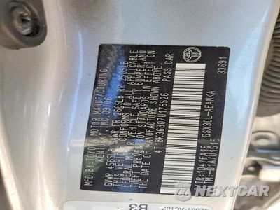 Zdjęcie 12 z 12 samochodu: 2007 TOYOTA AVALON XL VIN:4T1BK36B07U176526 - miniatura