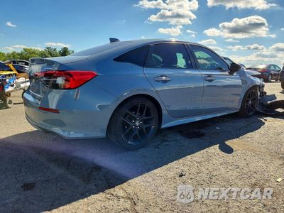 Trzecie zdjęcie samochodu z tyłu: 2022 HONDA CIVIC SPORT VIN:2HGFE2F52NH535068 - miniatura