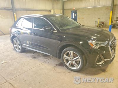 Czwarte zdjęcie samochodu z boku: 2019 AUDI Q3 PREMIUM PLUS S-LINE VIN:WA1EECF35K1065878 - miniatura