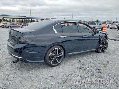 Trzecie zdjęcie samochodu z tyłu: 2017 HONDA ACCORD LX VIN:1HGCR2F35HA185802 - miniatura