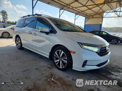 Czwarte zdjęcie samochodu z boku: 2023 HONDA ODYSSEY TOURING VIN:5FNRL6H88PB019810 - miniatura