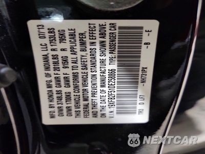 Zdjęcie 13 z 13 samochodu: 2013 HONDA CIVIC LX VIN:19XFB2F51DE258866 - miniatura