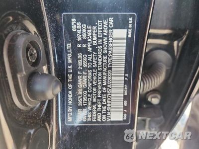 Zdjęcie 13 z 13 samochodu: 2018 HONDA CIVIC EX VIN:SHHFK7H57JU228320 - miniatura