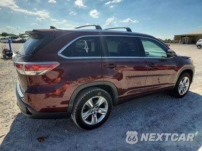 Trzecie zdjęcie samochodu z tyłu: 2015 TOYOTA HIGHLANDER LIMITED VIN:5TDYKRFH9FS097221 - miniatura
