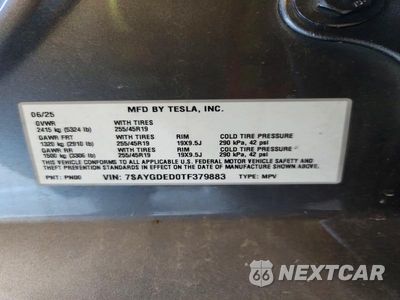 Zdjęcie 12 z 12 samochodu: TESLA Y VIN:7SAYGDED0TF379883 - miniatura
