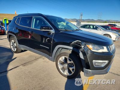 Czwarte zdjęcie samochodu z boku: 2018 JEEP COMPASS LIMITED VIN:3C4NJDCBXJT340610 - miniatura
