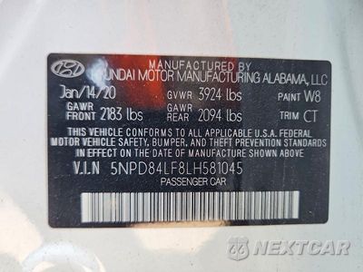 Zdjęcie 12 z 12 samochodu: 2020 HYUNDAI ELANTRA VALUE EDITION VIN:5NPD84LF8LH581045 - miniatura
