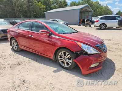 Czwarte zdjęcie samochodu z boku: 2012 HYUNDAI SONATA LIMITED VIN:5NPEC4ACXCH496297 - miniatura